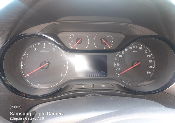 Opel Crossland X cena 52000 przebieg: 39000, rok produkcji 2018 z Warszawa małe 154